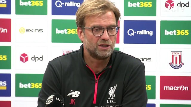 Klopp Post Stoke v LFC Media Press Conference