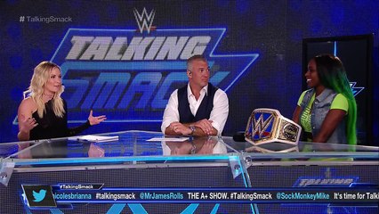 Renee Young, Shane McMahon and Naomi Segment