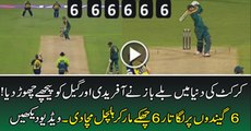 Batsman smashed 6 sixes on 6 balls @ @