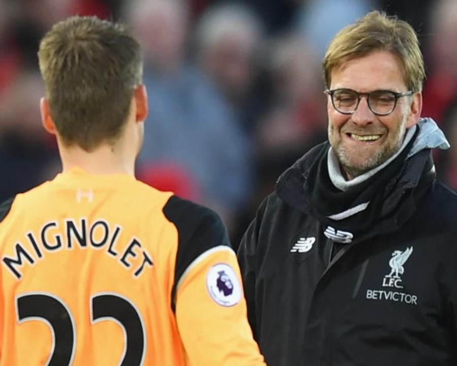 Mignolet save was 'like scoring a goal' - Klopp