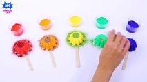 Best Learning Colors Video for Children - Glitter Painting Lollipop adFinger Family Songs for Toddler
