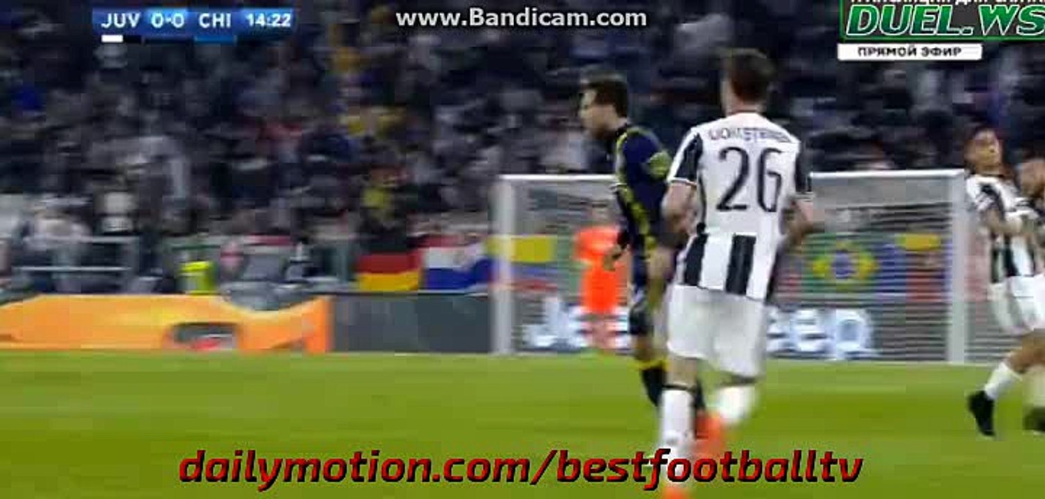 Juan Cuadrado Fake Right Foot PASS - Juventus vs ChievoVerona - Serie A - 08.04.2017