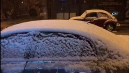 Kahramanmaraş'ta Nisan Ayında Kar Sürprizi