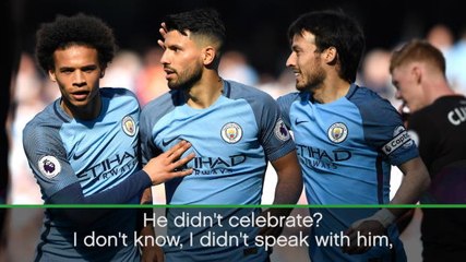 Guardiola praises 'unbelievable' Aguero