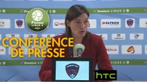 Conférence de presse Clermont Foot - Nîmes Olympique (2-3) : Corinne DIACRE (CF63) - Bernard BLAQUART (NIMES) - 2016/2017