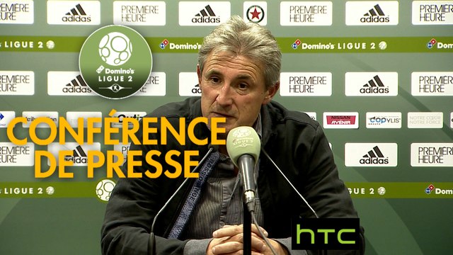 Conférence de presse Red Star FC - Gazélec FC Ajaccio (0-3) : Claude ROBIN (RED) - Jean-Luc VANNUCHI (GFCA) - 2016/2017