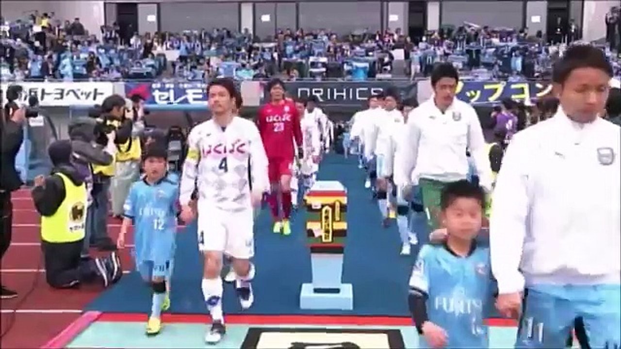 Kawasaki 1:1 Kofu 	(Japanese J League. 8 April 2017)