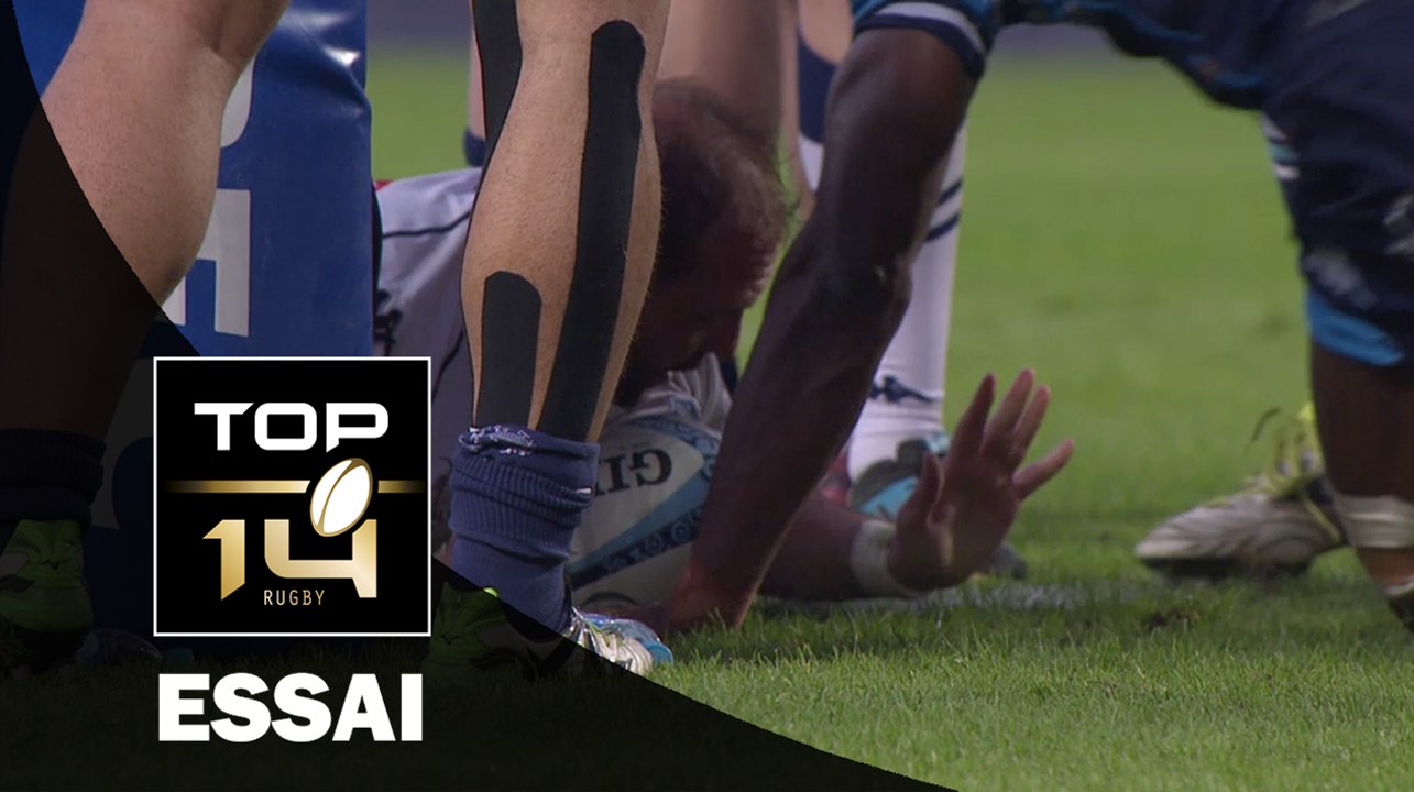 TOP 14 ‐ Essai Arnaud HEGUY (GRE) – Montpellier-Grenoble – J23 – Saison 2016/2017