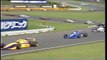 Formula Nippon Fuji Rd 7 1996 Huge crash Schumacher Kageyama (Funny japanese commentary)