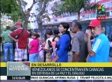 Caracas: miles salen a mostrar apoyo al gobierno de Maduro
