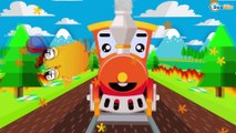 Trenes infantiles - Carros y rompecabezas - Números para niños en español - Carritos Para Niños