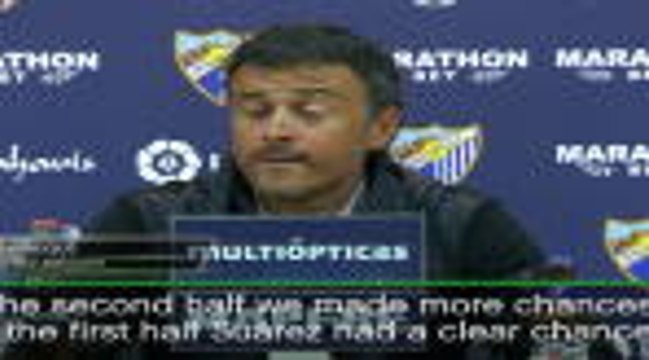 Enrique bemoans 'unfair' Barca defeat