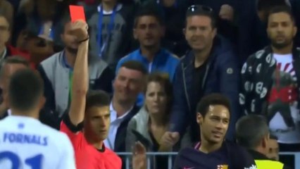 Relembre expulsão de Neymar em derrota do Barça. Veja!