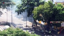 Motorizados armados persiguieron a manifestantes este sábado en Caracas
