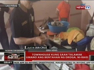 QRT: Townhouse kung saan talamak umano ang bentahan ng droga, ni-raid