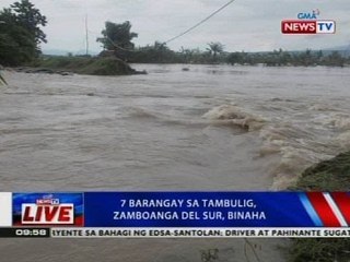 7 barangay sa Tambulig, Zamboanga del Sur, binaha