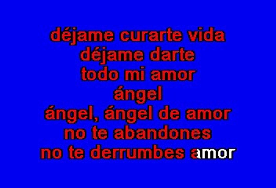 Maná - Ángel de Amor (Karaoke)