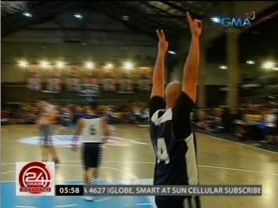 24Oras: Bagong henerasyon ng basketball stars, nakatapat sa hardcourt ang PBA Legends
