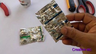 How to make a battery using Capsule ( amazing life hack )