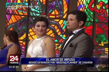 San Borja: novios estafados por organizadora de eventos logran casarse