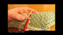 How to crochet a textured v neck vest tutorial any size