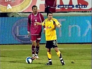 20η ΑΕΛ-ΑΕΚ 1-0 2007-08 Το γκολ (Ματσέι Ζουράφσκι)