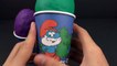 Smurfs Pla Eggs Cups - Slouchy Smurf, Gargamel, Smurfette