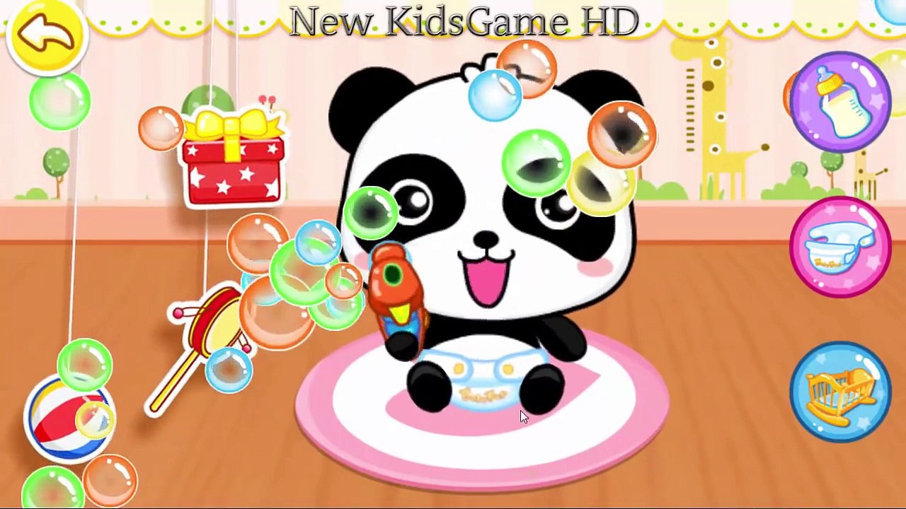 Baby Panda Video Games - Cute Baby Change Diaper And Drink Milk Bottle - NEW  Fun Baby Games 2016