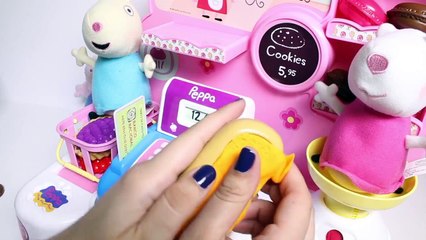 Descargar video: Peppa Pig Bakery Shop Playset Peppa Pig Pastelería Pasticceria Play Doh Pastry Shop Toy Vi