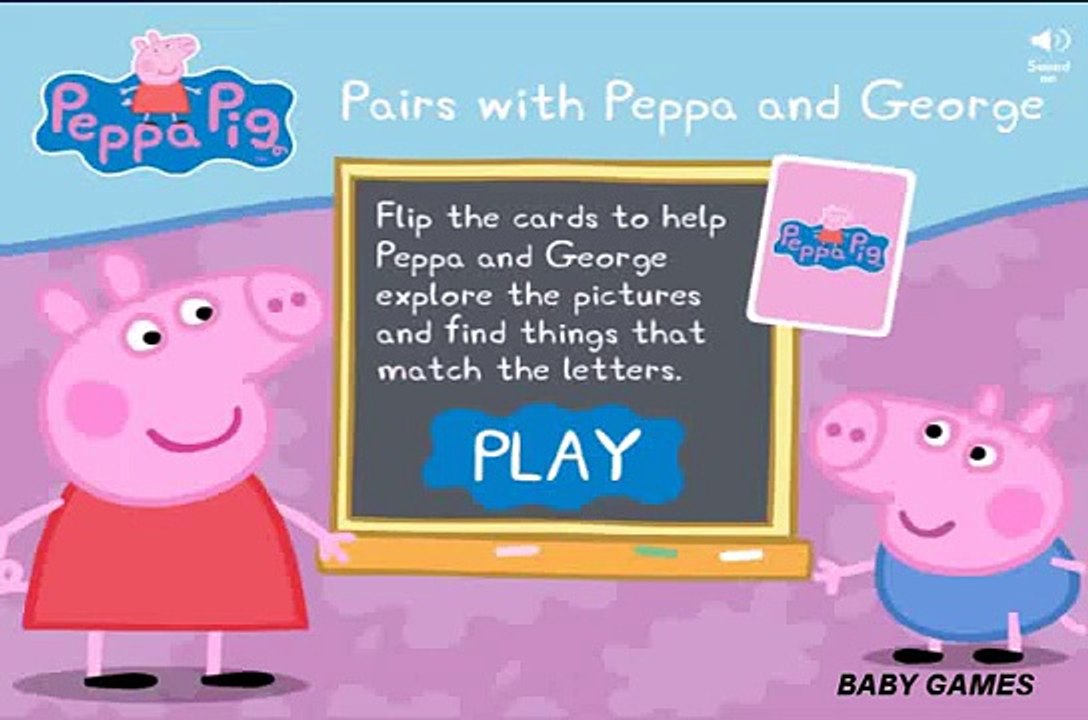 Peppa Pig Games - Aprende palabras en inglés con Peppa Pig - Baby Games