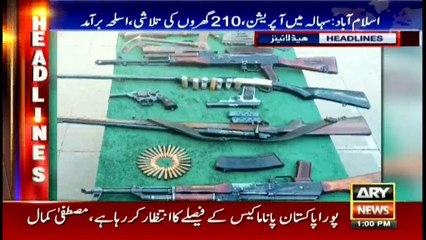 ARY News Headlines 1300 9th April 2017