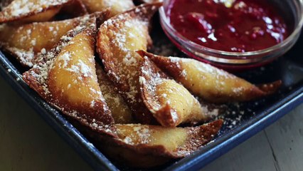 Fried Sweet Cheese and Almond Dumplings with Sara Moulton