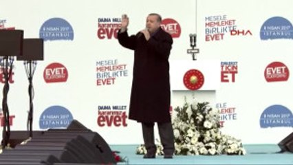 Erdoğan Yenikapı'da Konuştu 8