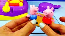 Peppa Pig Sing Along Kitchen Play Doh Muddy Puddles Cooking Playset Peppa's Song and Dance Toys