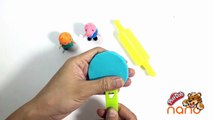 Peppa Pig toys & play Ice Cream Tool! Rabbit! - Create ice cream rabbit with play doh clay