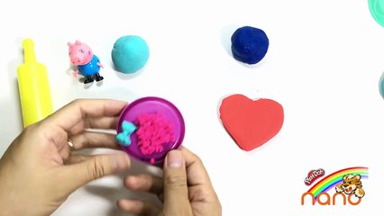 PLAY DOH RAINBOW CAKE! - CREAT Lollipop Rainbow playdoh toys with Peppa Pig