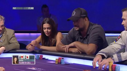 Miss Finlande bluffe parfaitement un pro du poker ! ... Belle et intelligente
