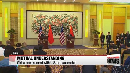China sees U.S. summit as a productive event