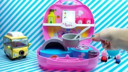 Perfect Pizza Toy Play Doh Shop Carry Case Peppa Pig