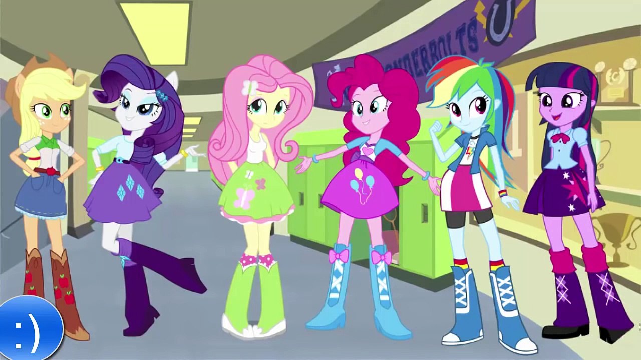 Kids Awesome MY LITTLE PONY EQUESTRIA GIRLS RED EDITION MLP Coloring Videos Games Fun World