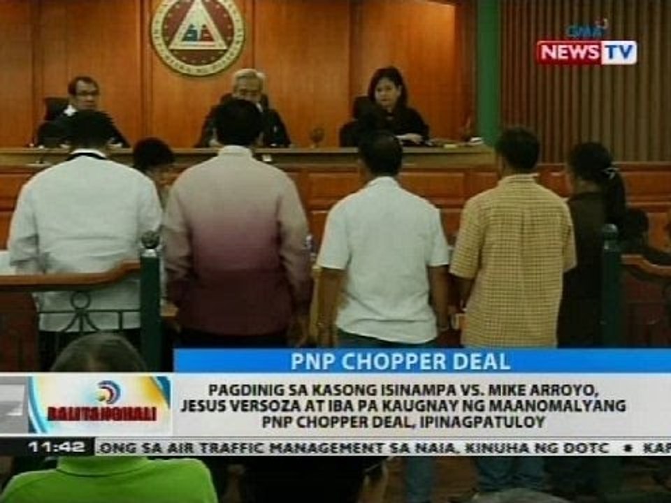 Pagdinig ng kasong isinampa vs. Mike Arroyo, Je...