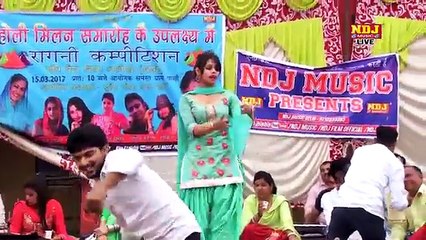 Latest Haryanvi Dance तेरी खिलज्या जोबन क्यारी Live Stage Dance Dhamaka 2017 New # NDJ Music