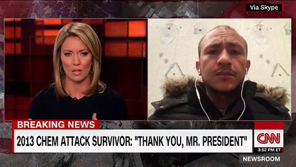Syrian survivor to Trump  Thank you