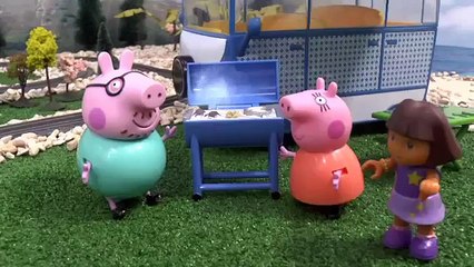 Скачать видео: Peppa Pig Play Doh Thomas and Friends Dora Toys Story Naughty George Toy Rescue Kids Play-Doh Pepa