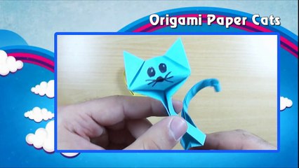 Tutorial Origami - How to make a Cats