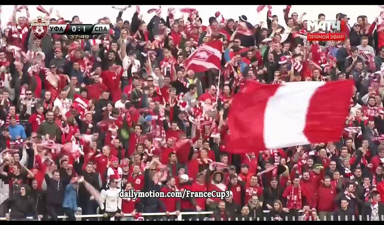Denis Glushakov Goal HD - Ufa 0-1 Spartak Moscow - 09.04.2017
