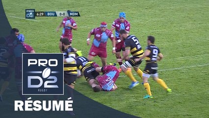 PRO D2 - Résumé Bourgoin-Mont de Marsan: 14-56 - J27 - Saison 2016/2017