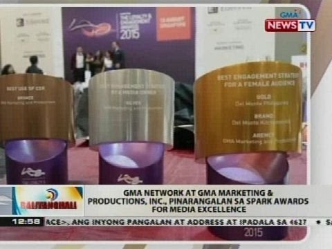 GMA Network at GMA Marketing & Productions, Inc., pinarangalan sa spark awards for media excellence