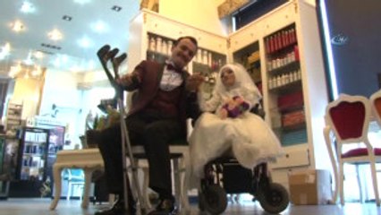 Büyükşehir Belediyesi'nden Engelli Çifte Gelin Arabası