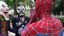Spiderman EXPLORE HAUNTED HOUSE! Superheroes Fun Venom Joker Hulk Evil Horror Children Scary Movie - YouTube